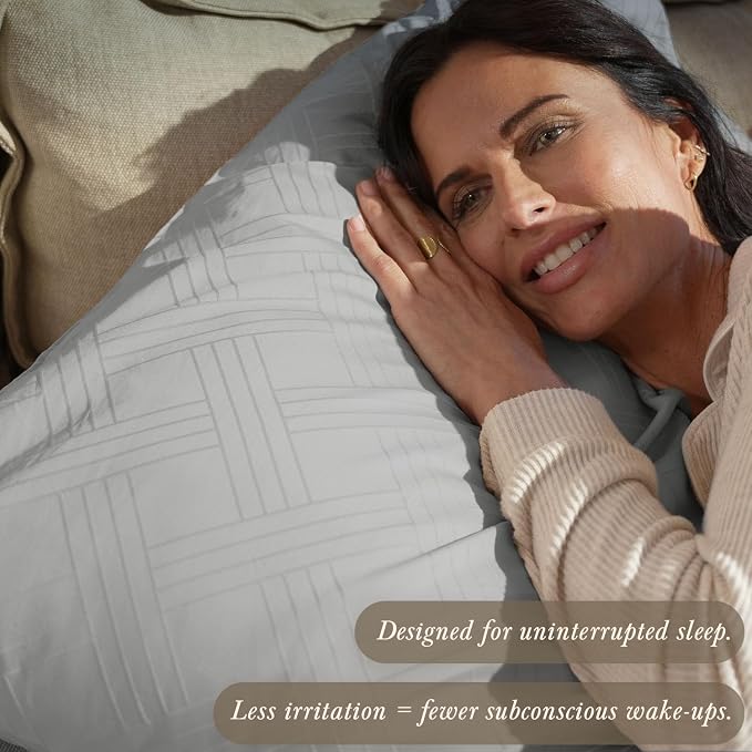 Threadmill Queen Sheet Set for Queen Mattresses | 800 Thread Count Jacquard - Image 5