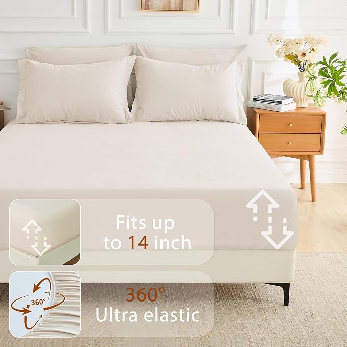 MUXHOMO 7 Pieces Full Comforter Set, Soft Bed in a Bag Full Size, All Season - Image 6