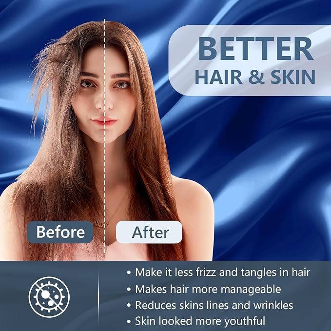 Silk Pillow Cases 2 Pack Queen Size Mulberry Silk Pillowcase Set of 2 - Image 4