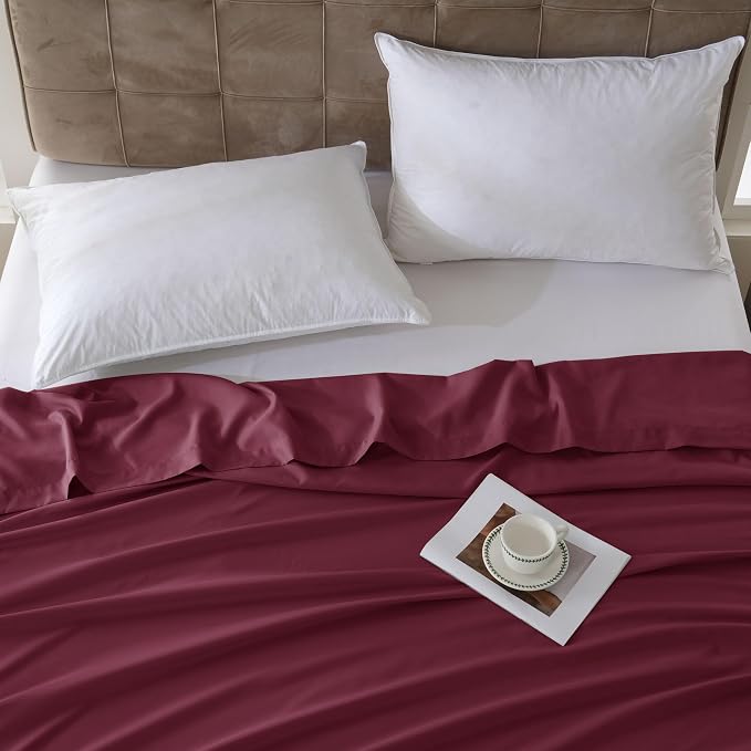 ZPECC Bulk Flat Sheets Only Twin Size 6 Pack, Easy Sort Top Bed Sheet by - Image 5