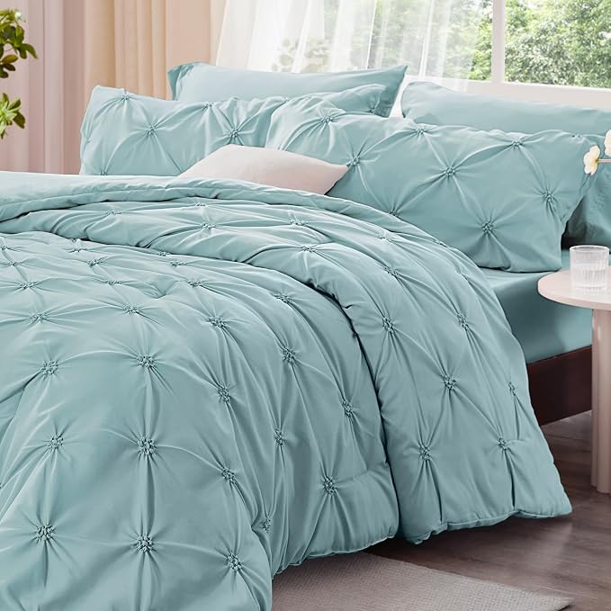 BEDELITE Dusty Blue King Size Comforter Set - Image 2