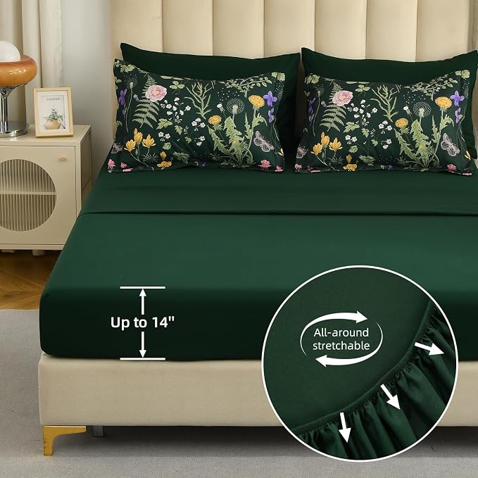 Yiran Floral Twin Comforter Set - Image 6