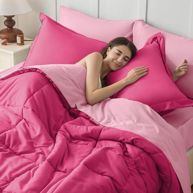 JOLLYVOGUE King Comforter Set, Ultra-Soft Bed in a Bag King Size 7 Pieces - Image 7