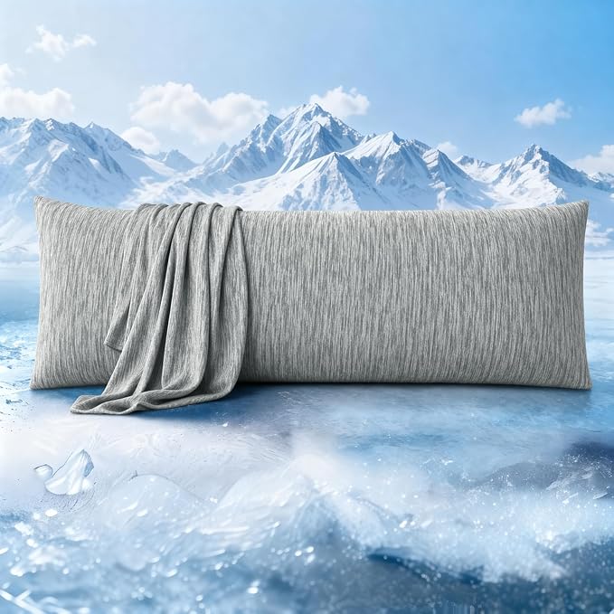 ZonLi Cooling Body Pillowcase for Hot Sleepers, Breathable Body Pillow Cover by Zonli