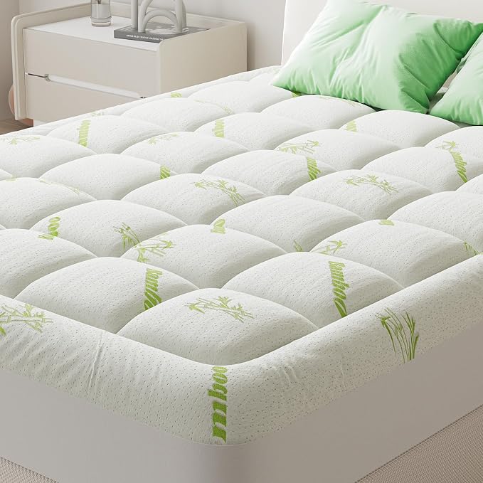 DUMOS Queen Size Ultra Soft Mattress Topper, Viscose Derived from Bamboo by DumosLifestyle