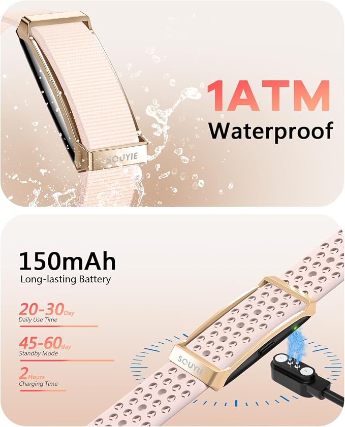 Smart Bracelet for Women, Wearable Health Activity Fitness Trackers, 24H Sleep - Image 6
