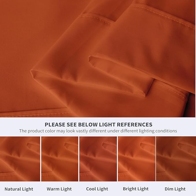 Maple&Stone Full Flat Sheet 6 Pack, Premium Soft & Breathable, Brushed - Image 4