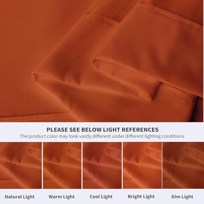 Maple&Stone Queen Flat Sheet 6 Pack, Premium Soft & Breathable, Brushed - Image 4