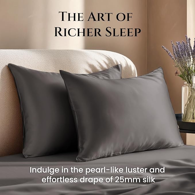 THXSILK 100% Silk Pillowcase for Hair and Skin Luxury 25 Momme Mulberry Silk - Image 7