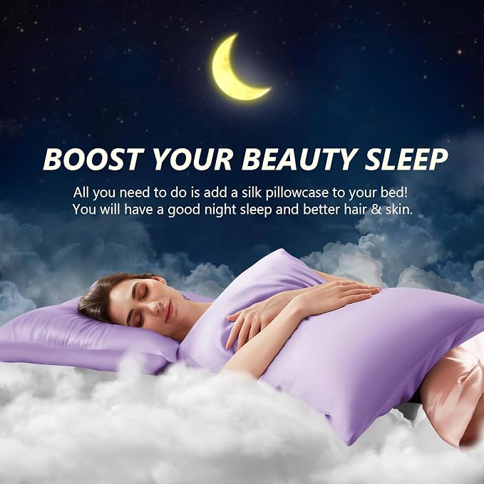 Silk Pillow Cases Standard Size 100% Mulberry Silk Pillowcase - Image 3
