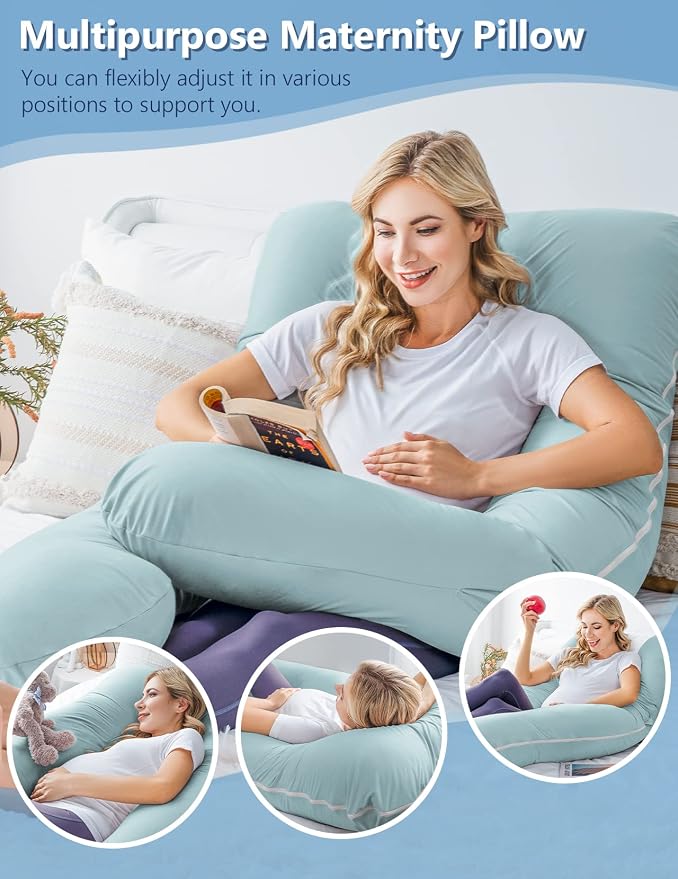 Meiz Pregnancy Pillow, Cooling Pregnancy Pillows - Image 7