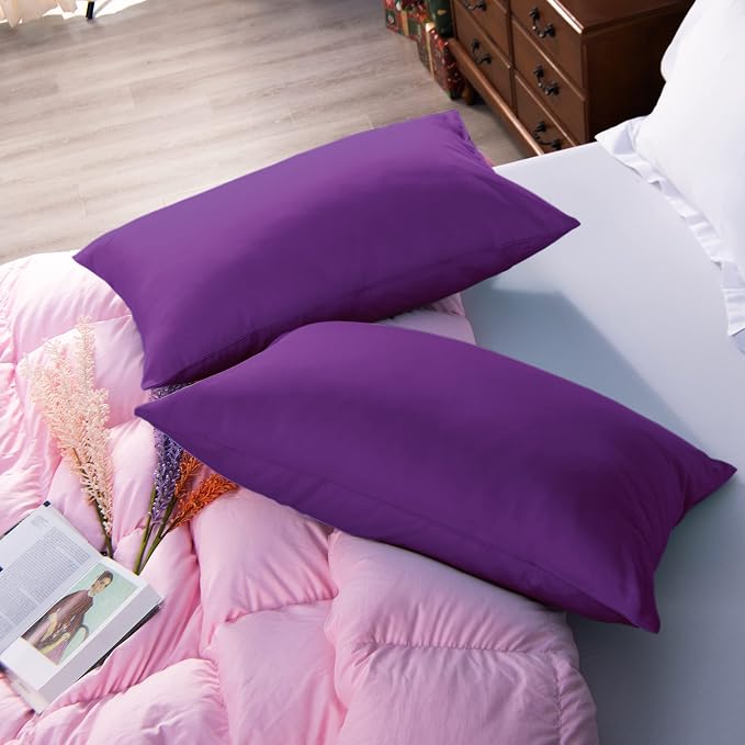 NTBAY Egyptian Cotton Queen Pillowcases - Image 3