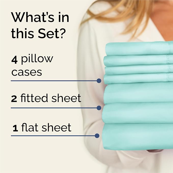 Split King 7 Piece Sheet Set - Image 2