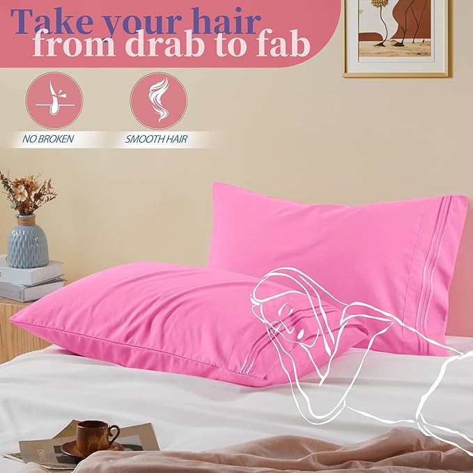 Vonty 2 Pack Standard Pillow Cases - Image 5