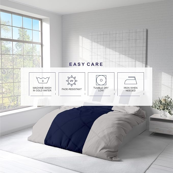 Kotton Culture 3 Pc Twin Size Duvet Cover Set- 100% Egyptian Cotton 600 TC - Image 6
