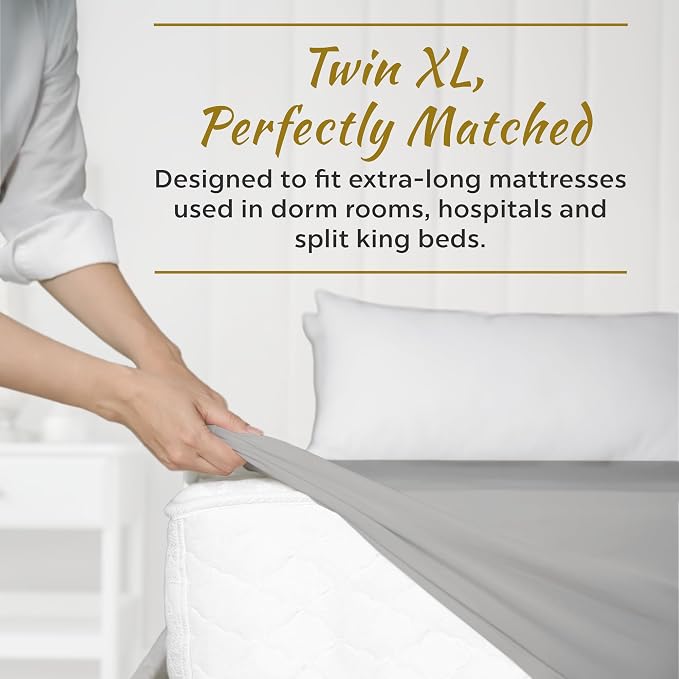 Micro Fiber 2 Twin XL Fitted Bed Sheets 1800 Ultra Soft and Comfy - Image 2