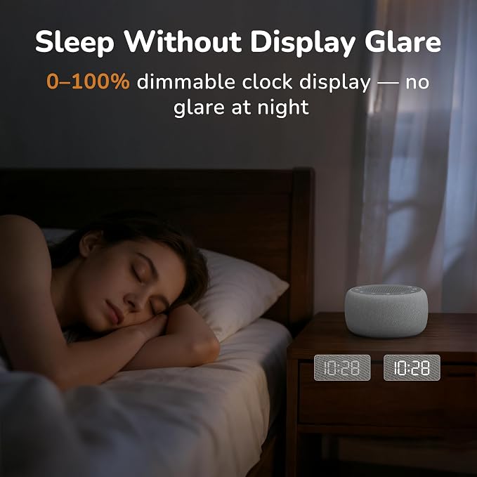 Buffbee Alarm Clock with Sound Machine - Image 6