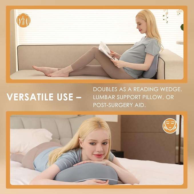Chilling Home Portable Pregnancy Pillow Memory Foam – Maternity Body Pillow - Image 8