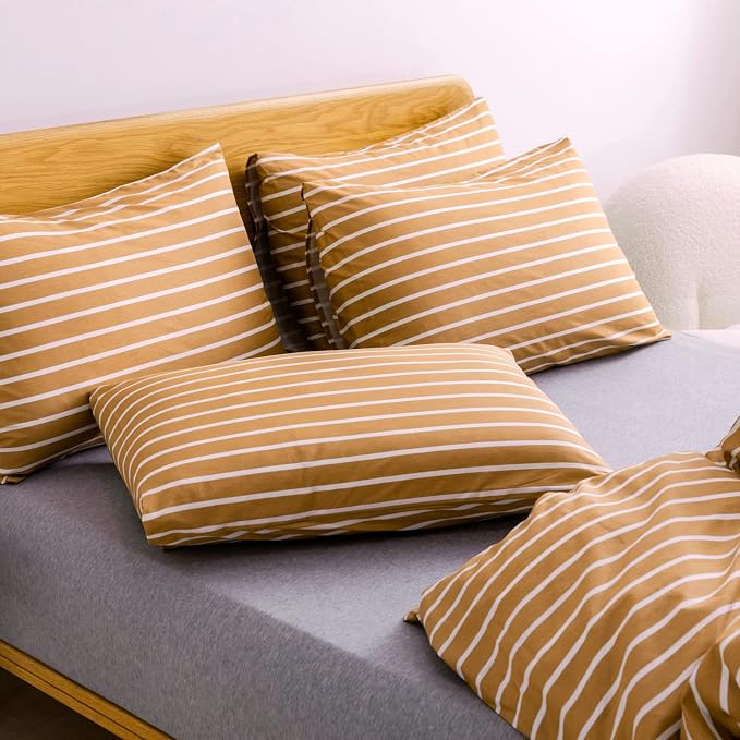 JELLYMONI Queen Duvet Cover Set, Cotton Duvet Cover 3 Pieces - Image 4