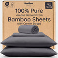 Bambaw 100% Viscose Derived from Bamboo Sheets King Size Set – 4pcs Cooling by Bambaw
