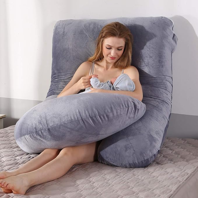 BATTOP Pregnancy Pillow for Sleeping, Full Body Maternity Pillow - Image 2