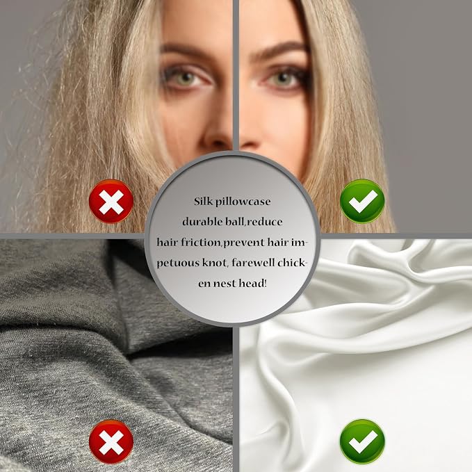 Silk Pillow Cases 2 Pack, Soft Breathable and Sliky Queen Size Pillow Cases Set - Image 5