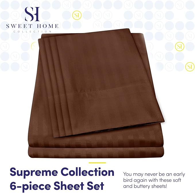 Dobby Stripe Queen Sheets - Image 2