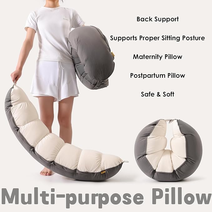 Peallow – Long Round Body Pillow - Image 7