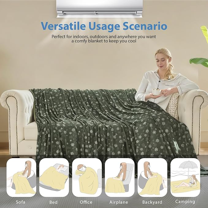 OIGAE Cooling Blanket for Hot Sleepers - Image 5