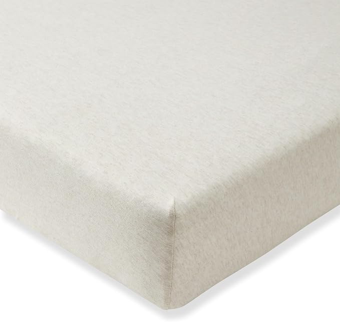 Burt's Bees Baby Essential Organic Cotton Fitted Crib Sheet, Breathable by BurtsBeesBaby