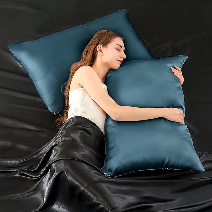 INFIIXSO Silk Pillow Cases 2 Pack Standard Size, Ultra Smooth & Soft Mulberry - Image 7