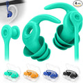 Swimming Ear Plugs for Adults, 4 Pairs Waterproof Reusable Silicone Swim by FNGXX