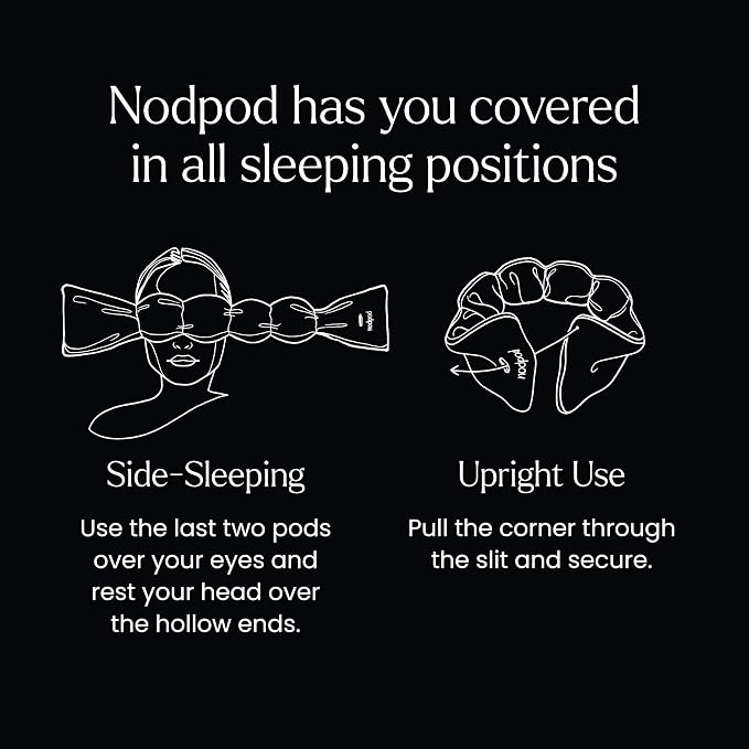 Nodpod Gentle Pressure Sleep Mask | Patented Light Blocking Design - Image 5