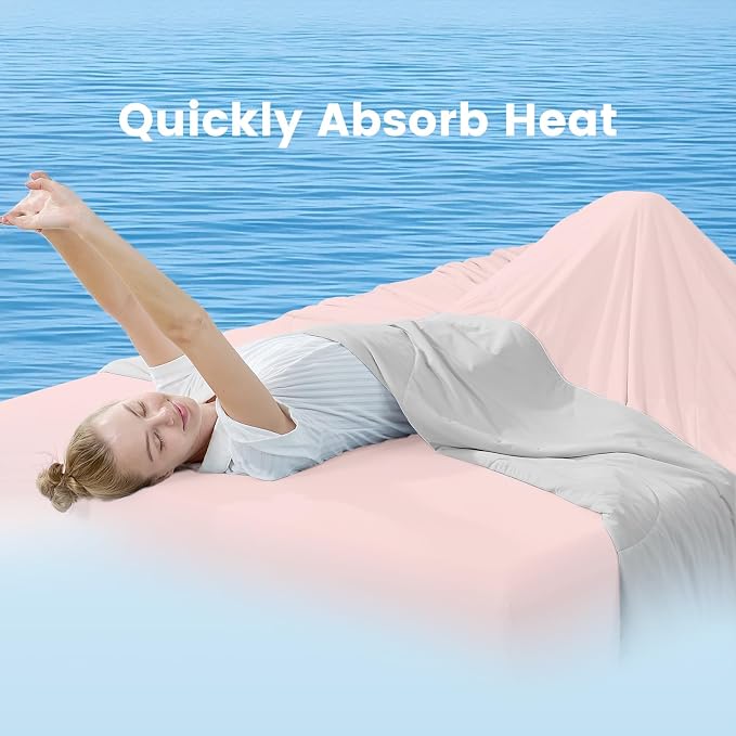 Cozy Bliss Cooling Comforter Twin Size, Cooling Blankets - Image 8