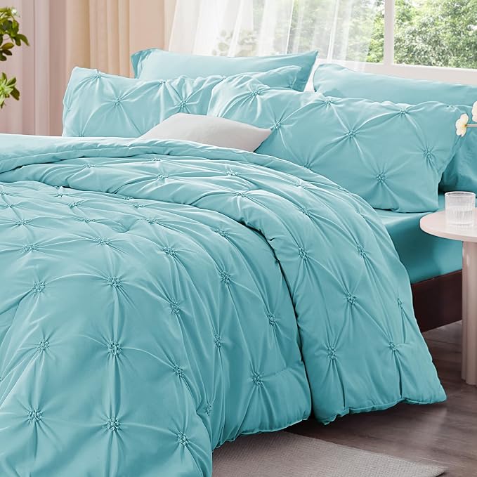 BEDELITE Macaron Blue Twin Comforter Set - Image 2