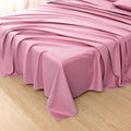 Toodou Silky Soft, Most Comfortable and Luxurious Pink Queen Flat Sheet is Made by Toodou