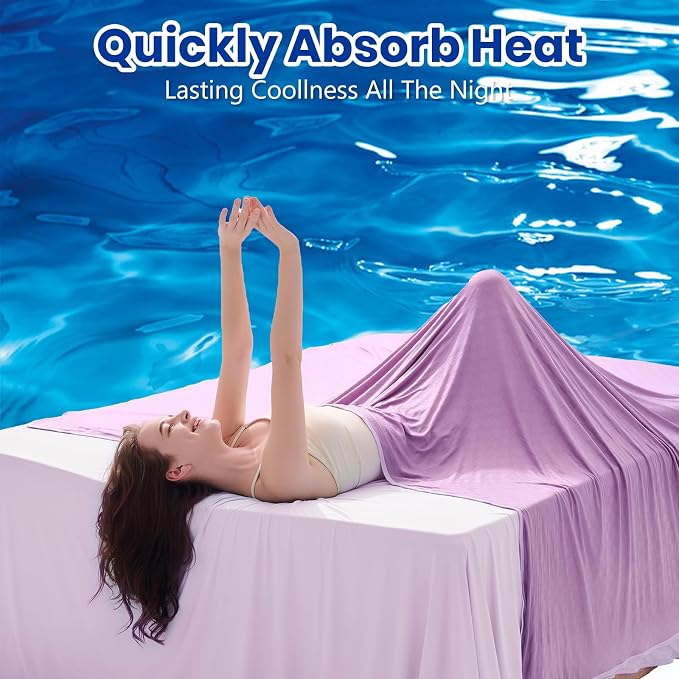 Topcee Cooling Blanket Queen Size- 90"x90" Summer Cooling Throw Blanket - Image 2