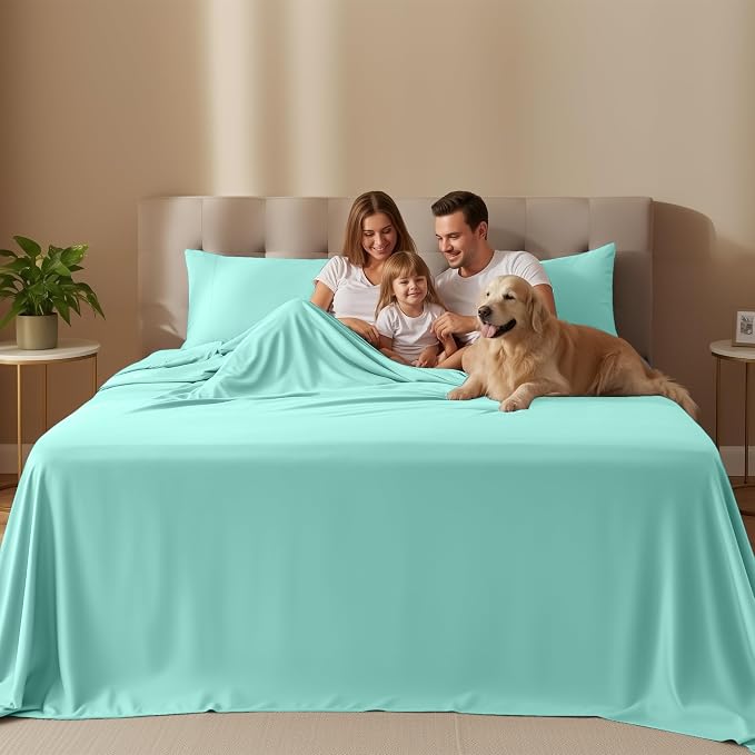 Utopia Bedding Queen Size Sheet Set – 4 Piece Bed Sheets, Soft and Breathable - Image 2
