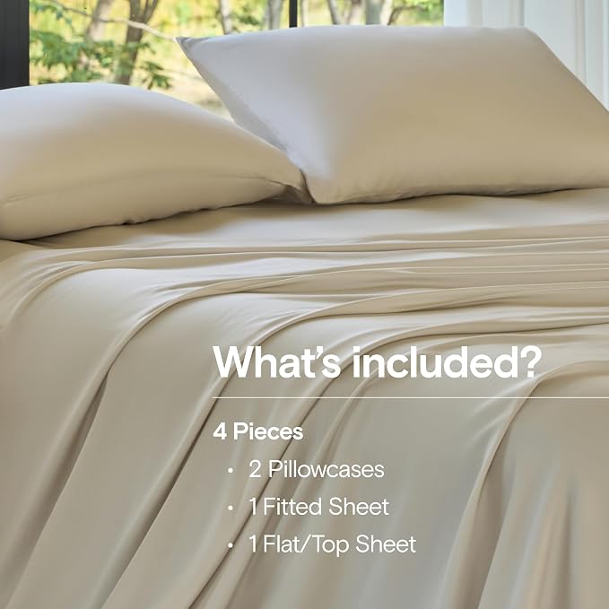 DOZ Sheet Set, 100% Viscose derived from Bamboo, Organically Grown, Buttery Soft - Image 2