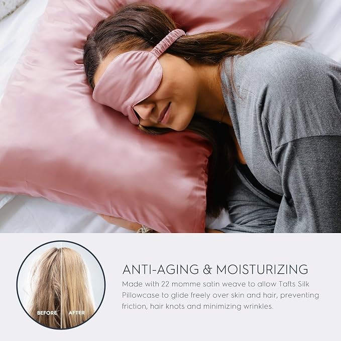 TAFTS 22mm 100% Pure Mulberry 6A Silk Pillowcase - Image 3