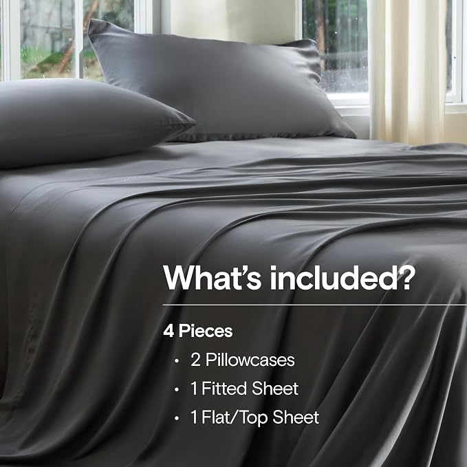 DOZ Sheet Set, 100% Viscose derived from Bamboo, Organically Grown, Buttery Soft - Image 2