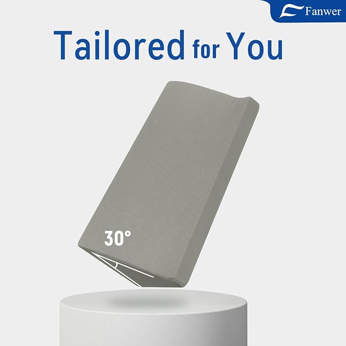 Fanwer 24in Bed Wedge Pillow for Sleeping Body Position Wedges Back Positioning - Image 5