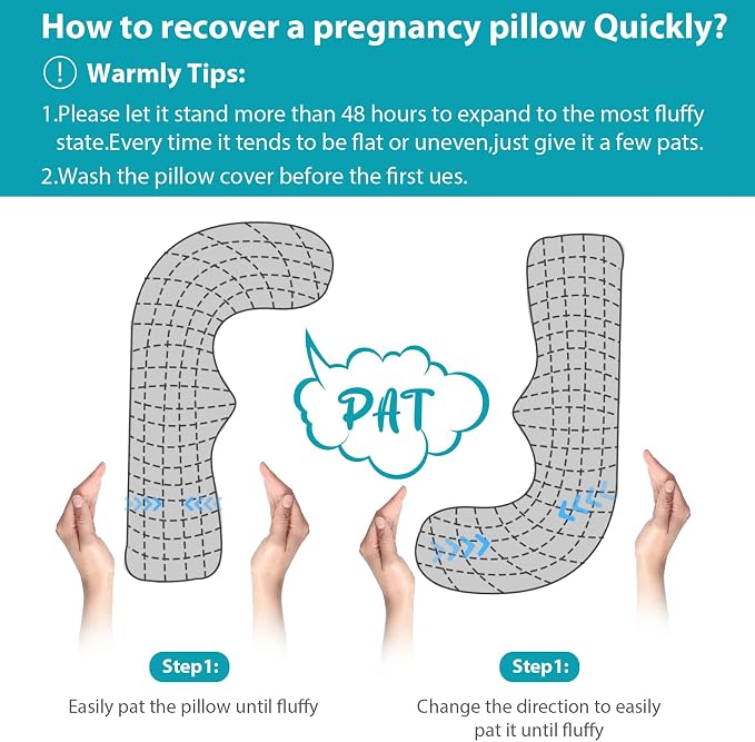 BATTOP Pregnancy Pillows for Sleeping, Maternity Pillow - Image 8