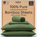 Bambaw 100% Viscose Derived from Bamboo Sheets King Size Set – 4pcs Cooling by Bambaw