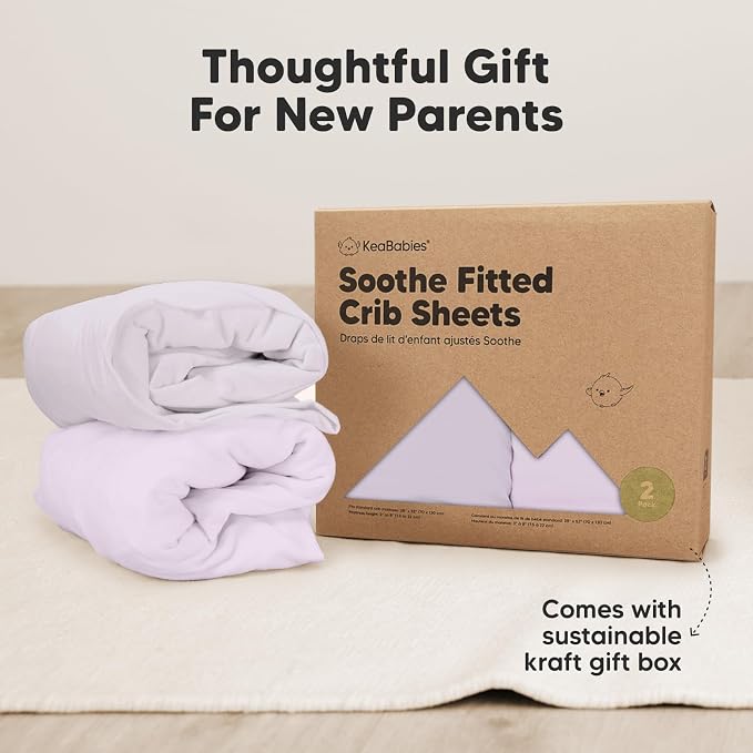 KeaBabies 2-Pack Organic Crib Sheets - Image 9