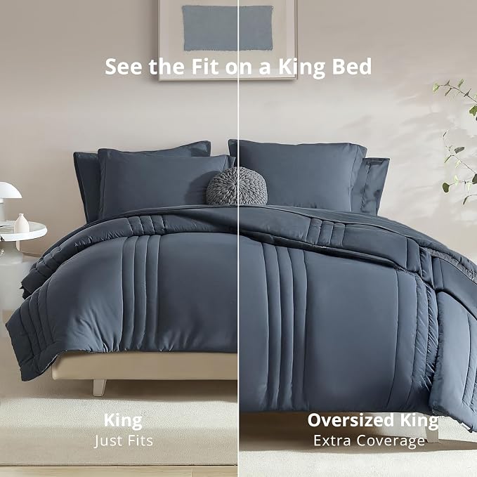 Monbix Oversized King Size Comforter Set - Image 6