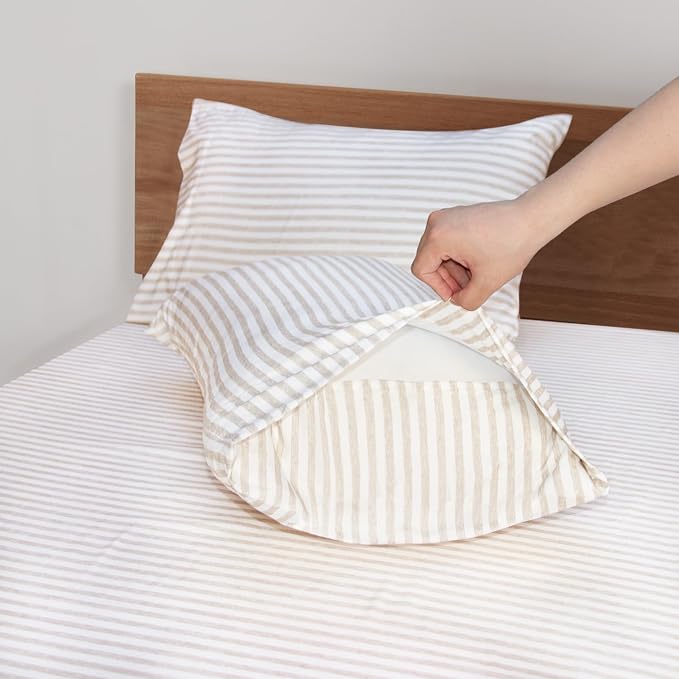 Mejoroom Striped Full Size Sheets - Image 3