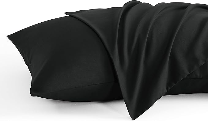 NTBAY Queen Pillow Cases Set, 2 Pack Brushed Microfiber 20x30 Inches, Stain by NTBAY