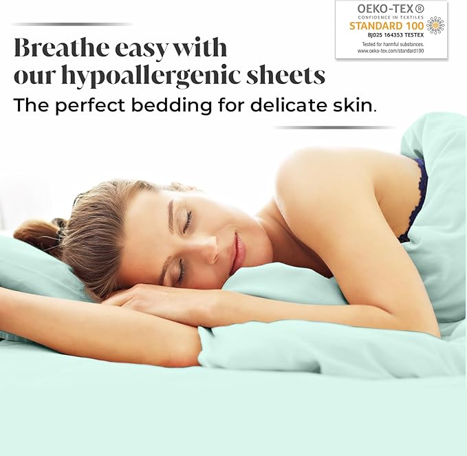 Luxury Bamboo Market | Queen Envelope Pillowcase Set | 100% Viscose Made from - Image 5