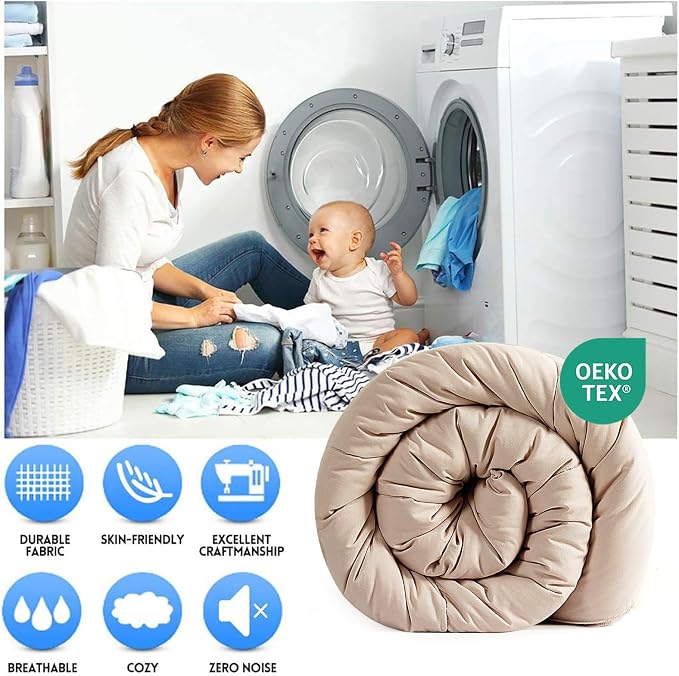 EASELAND King Size Down Alternative Comforter - Image 2